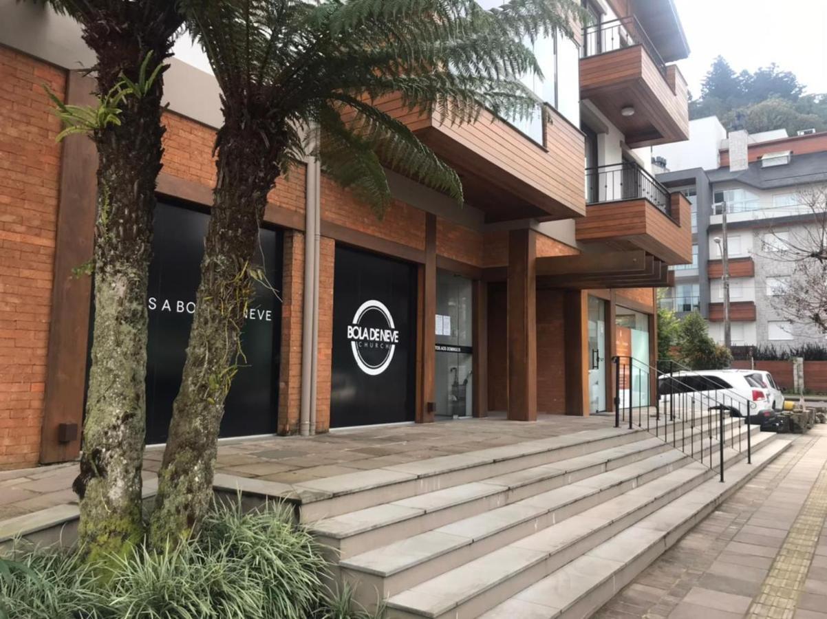 Apartamento Rua Coberta Gramado Golden 02 Exterior foto